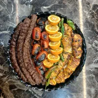 سینی جوجه و کوبیده سُماق شریعتی