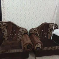 یک دست مبل هفت نفر و درب ورودی منزل|مبلمان خانگی و میز عسلی|کیاشهر, |دیوار