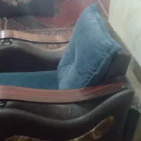 یک دست مبل شیک چرم|مبلمان خانگی و میز عسلی|کرمانشاه, |دیوار