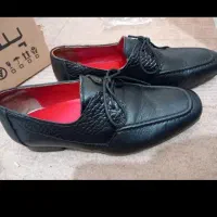 کفش چرم طبیعی پای ظریف ۳۶ و ۳۷
