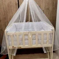 گهواره و تخت کنار مادر به قیمت تولیدی|تخت و سرویس خواب|شهریار, |دیوار