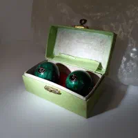 گوی آرامش آنتیک و قدیمی ، مینا کاری با دست