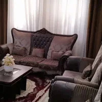 مبل هفت نفره و میز عسلی|مبلمان خانگی و میز عسلی|خرم‌آباد, |دیوار