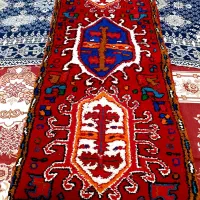 فرش کناره دستبافت تازه بافته شده ۷۰در ۱۹۰