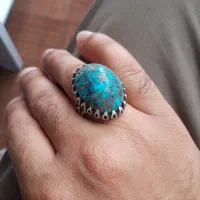 فیروزه اصل نیشابور زخمات یک سانت نیم|جواهرات|میناب, |دیوار