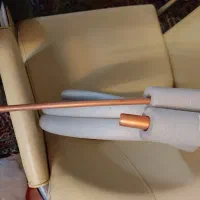لوله کولر گازی استفاده نشده باکابل