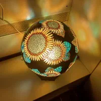 آباژور گوی بزرگ با قطر 40 دست ساز و نایاب و یونیک