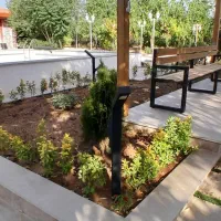 محوطه سازی مدرن سازه لوازم پارکی الاچیق وروشنایی|خدمات پیشه و مهارت|سرخرود, |دیوار