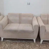 ۲ ست ۶نفره مبل راحتی یک دست و یک رنگ تمیز در حد نو|مبلمان خانگی و میز عسلی|بیرجند, |دیوار