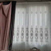 پرده تور با والان سالم