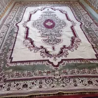 یک عددروفرشی مخمل گل برجسته کاملا نو|روفرشی|یاسوج, |دیوار