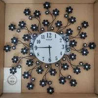 ساعت دیواری طرح گل