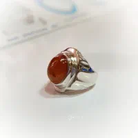 انگشتر یمنی دست‌ساز فاخر - سنگ کهنه، وزن بالا