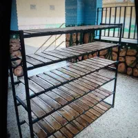 قفسه جاکفشی میز جالباسی دکور شلف ویترین استند رگال