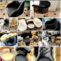 صندلی پدالی vip میز کاشت ناخن پدیکور تابوره سرشور