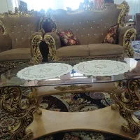 فروش مبلمان استیل ۹نفره و نهارخوری ۶نفره