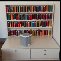 میز گلدوزی ام دی اف با جای دوکی