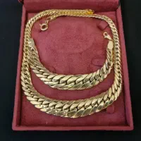 ست گردنبند و دستبند طلا کارتیه