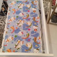 تخت نوزاد گهواره شو سالم ودر حد نو|تخت و صندلی بچه|تبریز, |دیوار