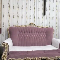 یک دست مبل۷نفره+سه تا میز عسلی|مبلمان خانگی و میز عسلی|اقبالیه, |دیوار