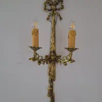 دیوارکوب برنزی ۲ شاخه