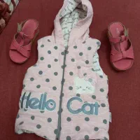 پافر نو کتونی بچه گانه خارجی صندل دخترانه