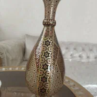 گلدان خاتم کاری|صنایع دستی و سایر لوازم تزئینی|اصفهان, سروستان|دیوار