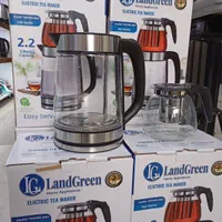 چایساز روهمی لندگرین Land Green پیرکس با ارسال چای|سماور، چای‌ساز، قهوه‌ساز|مشهد, شهید آوینی|دیوار
