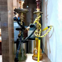 دو عدد قلیون برنجی