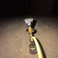 قلیان برنجی با همه تجهیزات