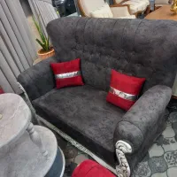 مبلمان ۷ نفره مدل الیزه با یکدست جلو مبلی|مبلمان خانگی و میز عسلی|قائن, |دیوار