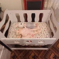 تخت خواب گهواره ای نوزاد (تخت بغل تخت مادر)