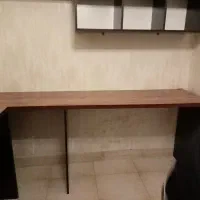 میز اداری وقفسه دیواری