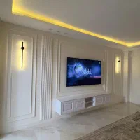 اجرا کلیه گچبری‌ پیش‌ساخته‌ قاب‌بندی‌‌تی‌وی‌‌وال