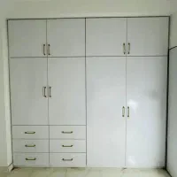 کمد دیواری تمام ام دی اف و های گلاسمجید|جاکفشی، کمد، دراور|سورنا, |دیوار