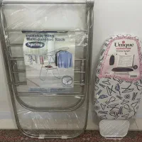 میز اتو یونیک رخت آویز اسپرینگ آکبند(مناسب جهیزیه)