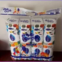 تولید و پخش دستمال لاکچری هپی هوم 500 برگ اقتصادی