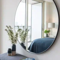 انواع سایز آینه دایره پشت فیتنگی(تولیدی)|آینه|تبریز, |دیوار