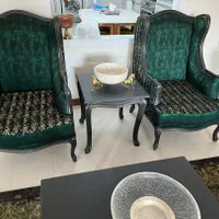 مبلمان ۸نفره تا با میز جلو مبلی ودوتا عسلی|مبلمان خانگی و میز عسلی|اصفهان, باغ زیار|دیوار
