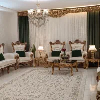 مبلمان۹ نفره  و میز ناهار خوری ۸نفره