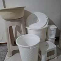 سطل و صندلی پلاستیکی