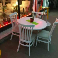 ست چهارنفره میز ناهارخوری چوبی