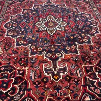 قالی ۱۲ متری دستبافت  شهرکرد بختیار کاملا گیاهی