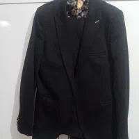 کت وشلوار مشکی درحد نو سایز 48