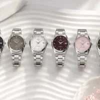 فروش عمده ساعت مچی زنانه نقره ای امگا OMEGA