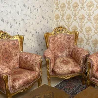 مبلمان ۹ نفره استیل|مبلمان خانگی و میز عسلی|تهران, مینی‌سیتی (شهرک نفت)|دیوار