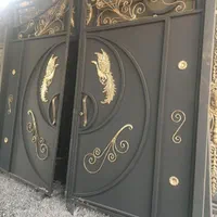 درب آهنی طرح طاووس،کد005|مصالح و تجهیزات ساختمان|زنجان, |دیوار