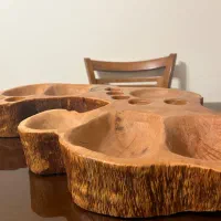 سینی مزه تمام چوب|ظروف سرو و پذیرایی|تهران, نیلوفر|دیوار