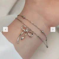 دستبند پاپیون دو لا استیل