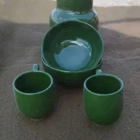 پارچ و لیوان سفال